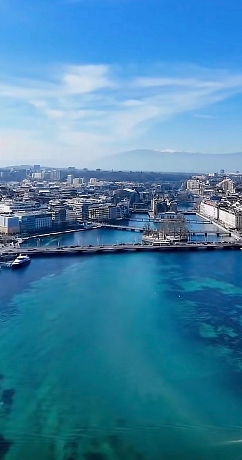 Genève et les eaux du lac